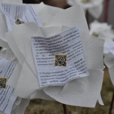 Azra Svedružić & Demirel Pašalić (HR): Slušaj Šume! / Festival Perforacije 2019, photo: Silvija Dogan / This is a Domino project!