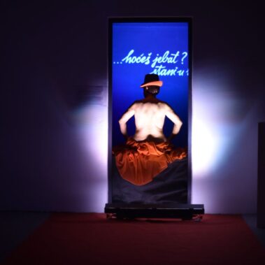 NOĆ PERFORMANSA 2019: Dora Brkarić, Vitar Drinković, Vlasta Delimar, Dejan Gotić, Marko Jović, Nastja Štefanić / Festival Perforacije 2019, photo: Silvija Dogan / This is a Domino project!