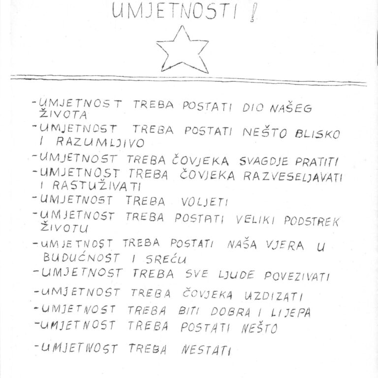 Za demokratizaciju umjetnosti