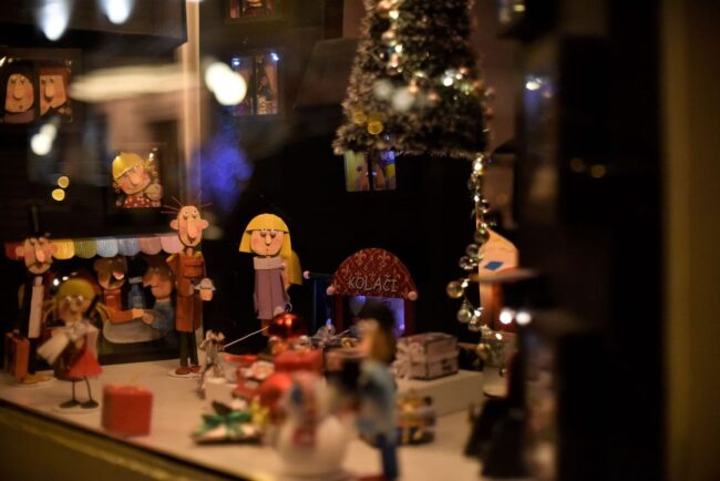 Božićno ruho Dominovog izloga, autorica: Dunja Prostenik Niemčić / Photo: Silvija Dogan