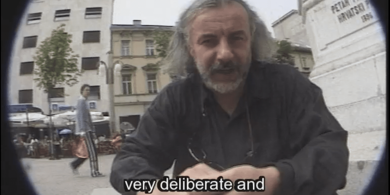 Knjiga i društvo 22%, 1998. / Kadar iz emisije Transfer