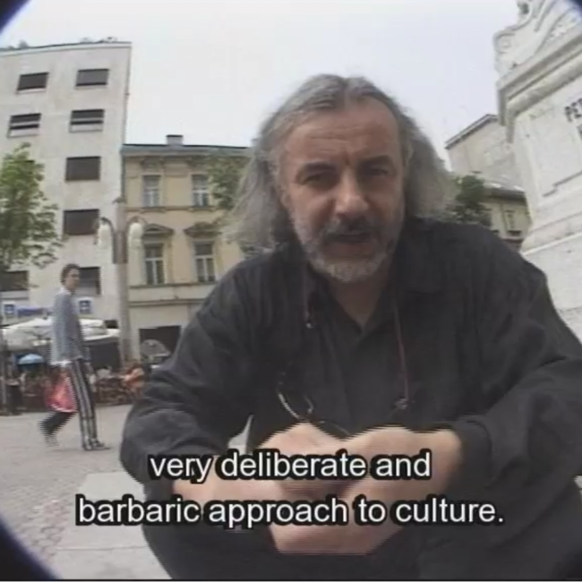 Knjiga i društvo 22%, 1998. / Kadar iz emisije Transfer