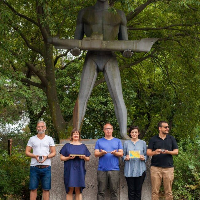 Vlatka Horvat, Koji dođu i stoje, 2018. / Foto: 2. Bijenale industrijske umjetnosti