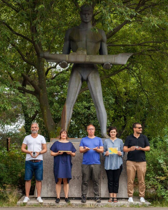 Vlatka Horvat, Koji dođu i stoje, 2018. / Foto: 2. Bijenale industrijske umjetnosti