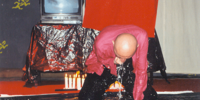 Robert Franciszty: Hijeroanarhija tijela, 2. FAKI, Močvara, Zagreb, 1999. / Foto: arhiv umjetnika