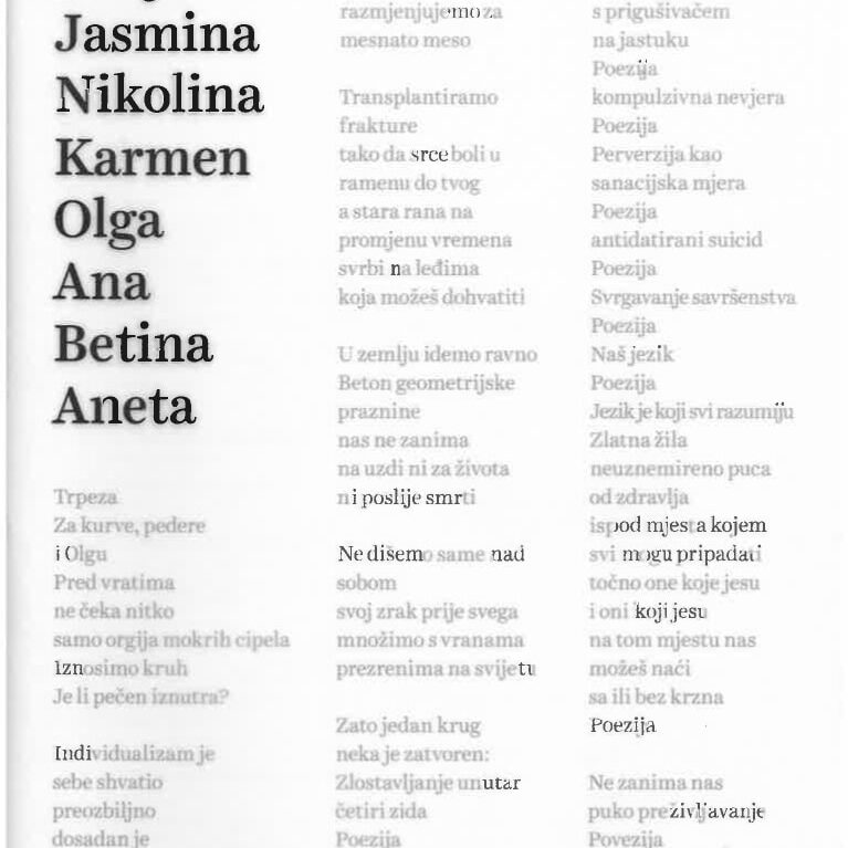 Grupa autorica: Povezija